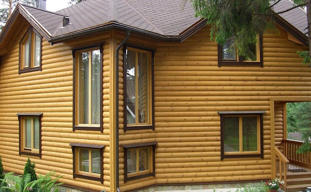 Отделка фасадов блокхаусом в Пыть-Яхе